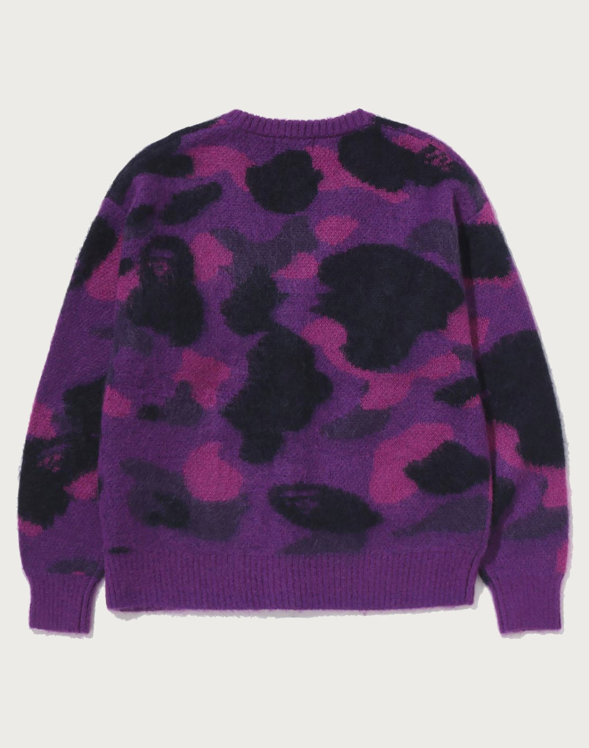 COLOR CAMO MOHAIR KNIT CARDIGAN MENS
