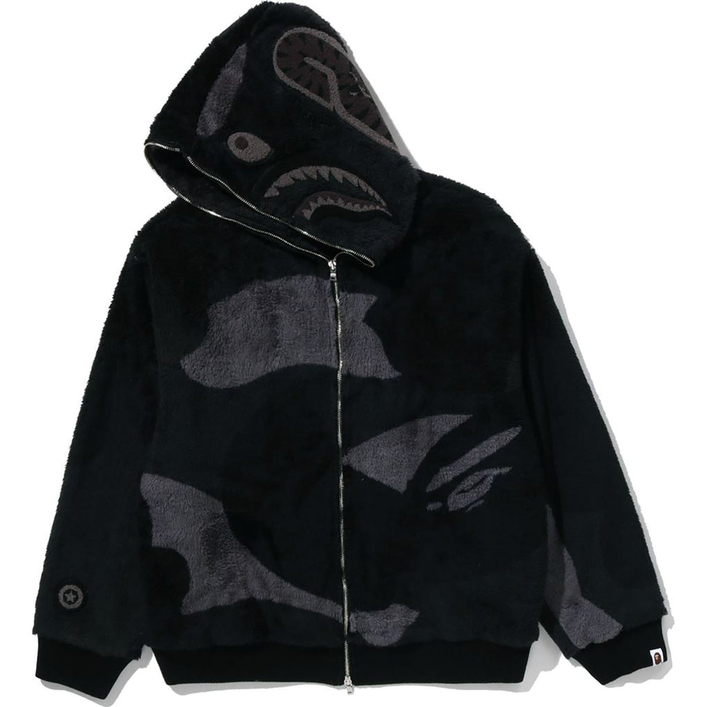 COLOR CAMO SHARK FULL ZIP SHERPA JACKET MENS