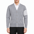 Unisex V-neck thin cardigan | Thom Browne