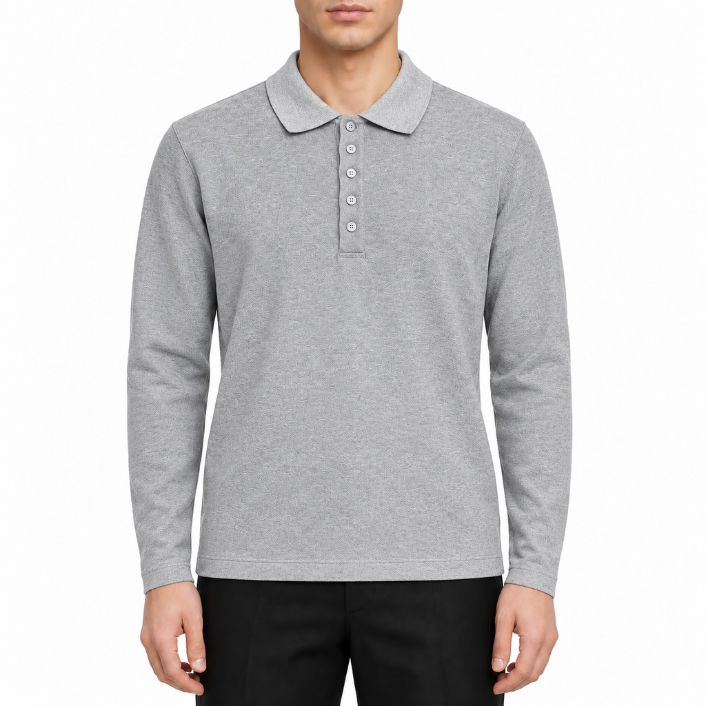 Lapel long-sleeved T-shirt | Thom Browne