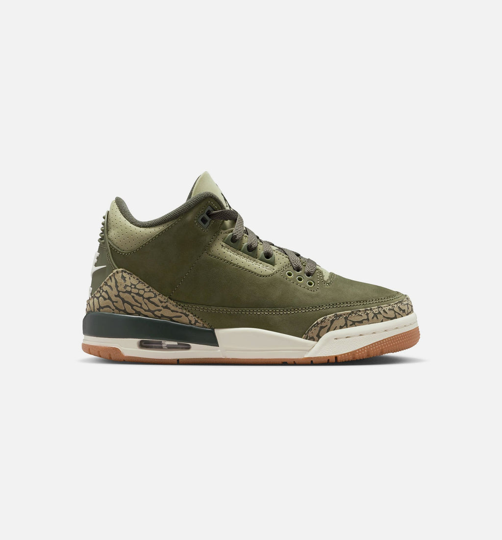 Air Jordan 3 Retro 'Medium Olive' Grade School - Medium Olive/Sequoia/Neutral Olive/Sail