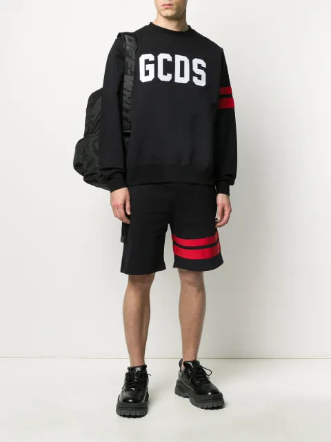 GCDS logo embroidered sweatshirt