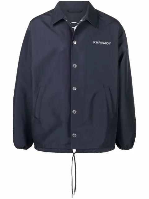 Khrisjoy logo-printed shirt jacket