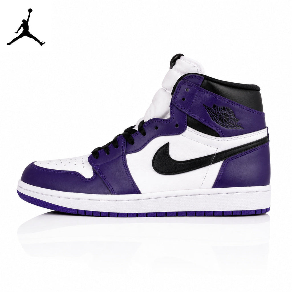 Air Jordan 1 High Court Purple 555088-500 Unisex Sneakers