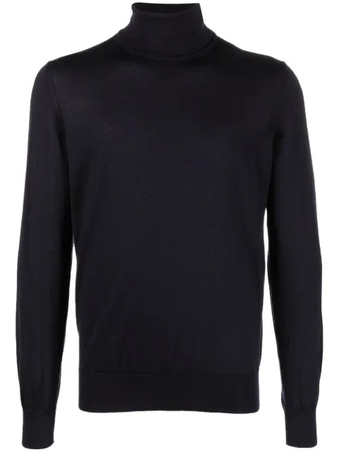 Zegna roll-neck cashmere-silk jumper