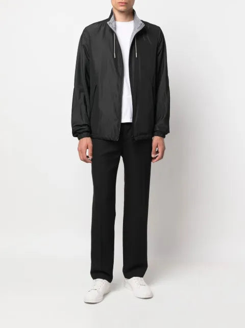 Zegna logo-print reversible jacket