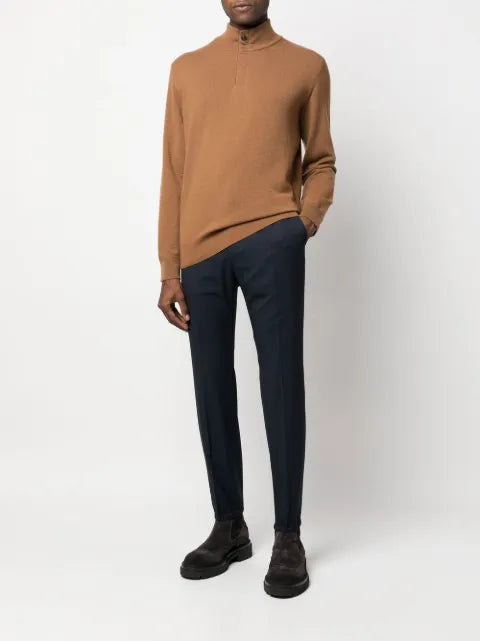 Zegna high-neck cashmere jumper