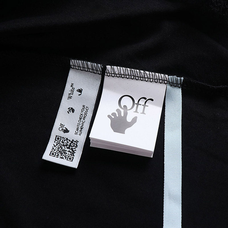 OFF-WHITE Creative Letter Arrow Pattern T-Shirt