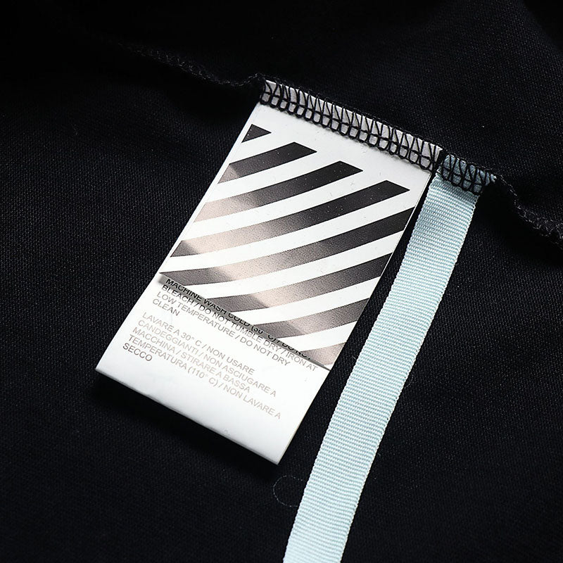 OFF-WHITE "Cut Here" Circle Graphic T-Shirt