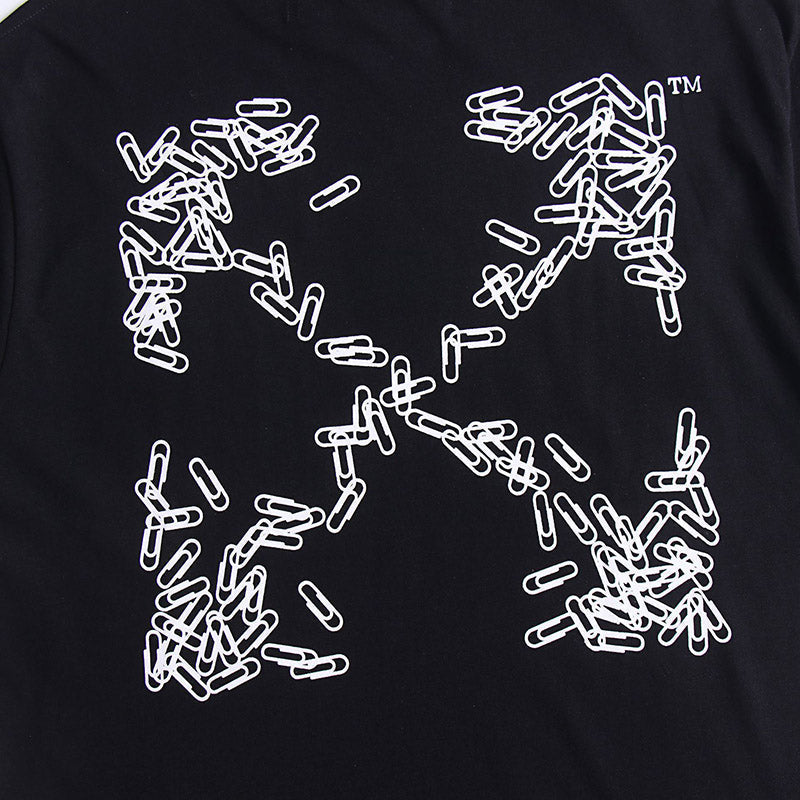 OFF-WHITE "Paper Clip" Arrow Graphic T-Shirt