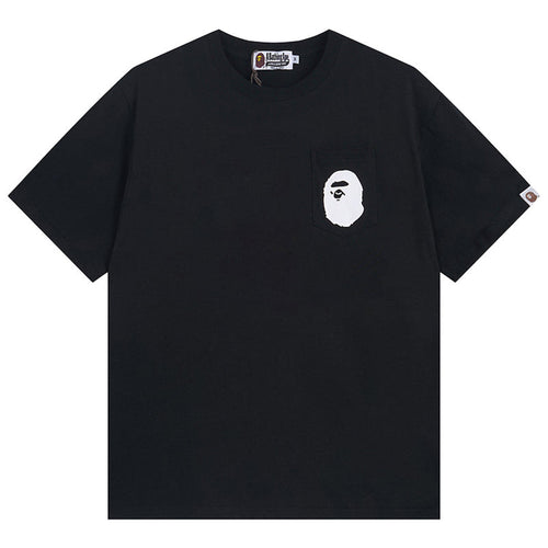 BAPE Big Ape Head Pocket Men's T-Shirt - Black