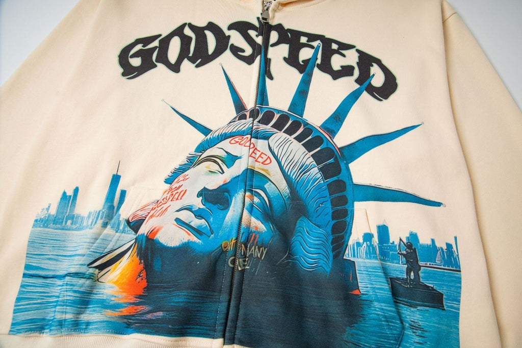 Godspeed Sunken-Liberty-Zip Hoodie