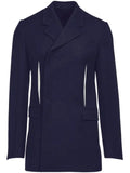 Ferragamo slit-detail double-breast jacket