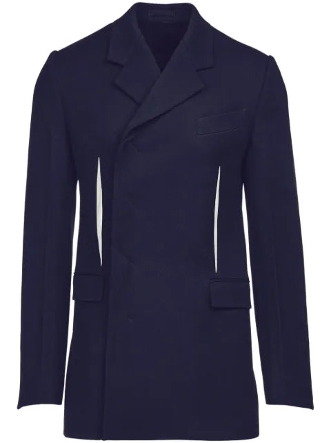 Ferragamo slit-detail double-breast jacket