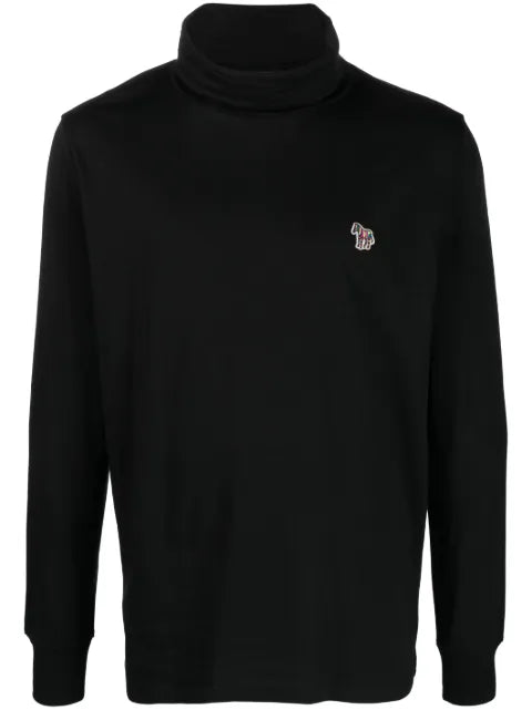 PS Paul Smith zebra-patch roll-neck jumper