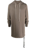 Rick Owens DRKSHDW cut-out drawstring hoodie