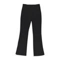 SATIN BLACK TROUSERS