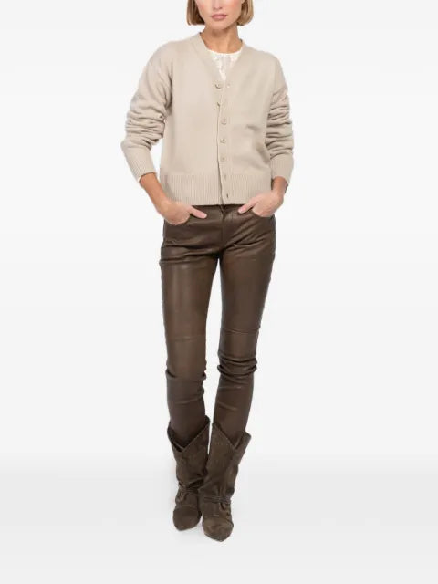 extreme cashmere buttoned cardigan