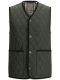Burberry vest with diamond quilting