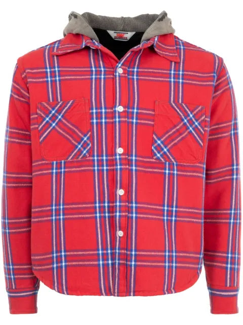 SAINT MXXXXXX checked shirt jacket