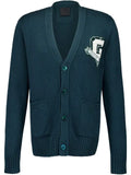 Givenchy college cardigan in cotton