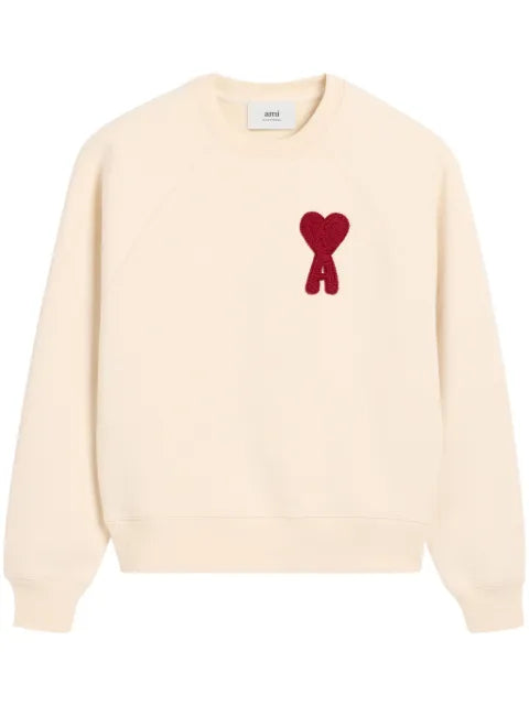 AMI Paris Sweatshirt with Ami de Coeur-Patch