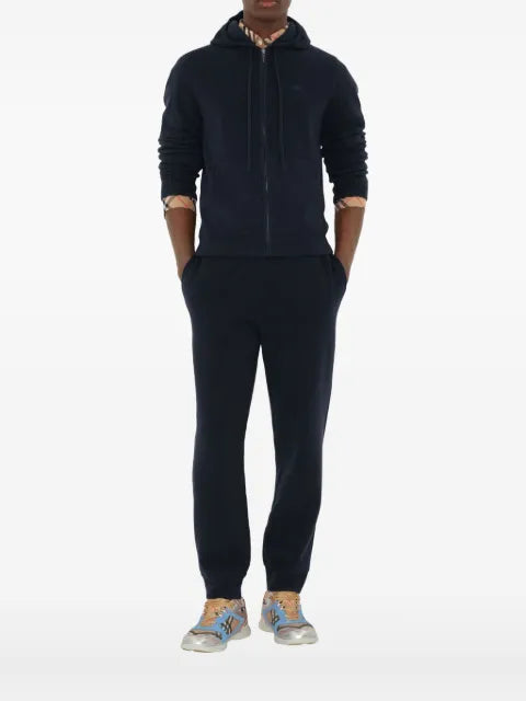 Burberry cashmere blend zip hoodie