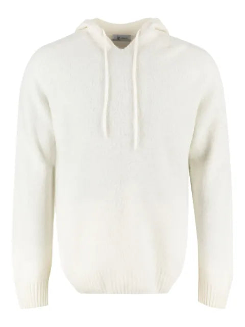 THE (Alphabet) wool-blend hoodie