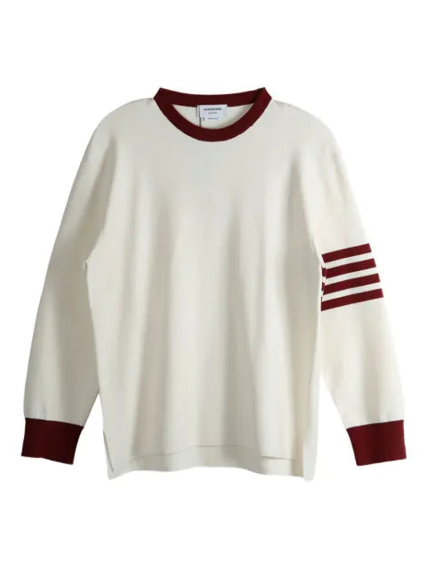 Thom Browne four-stripe crew-neck sweater