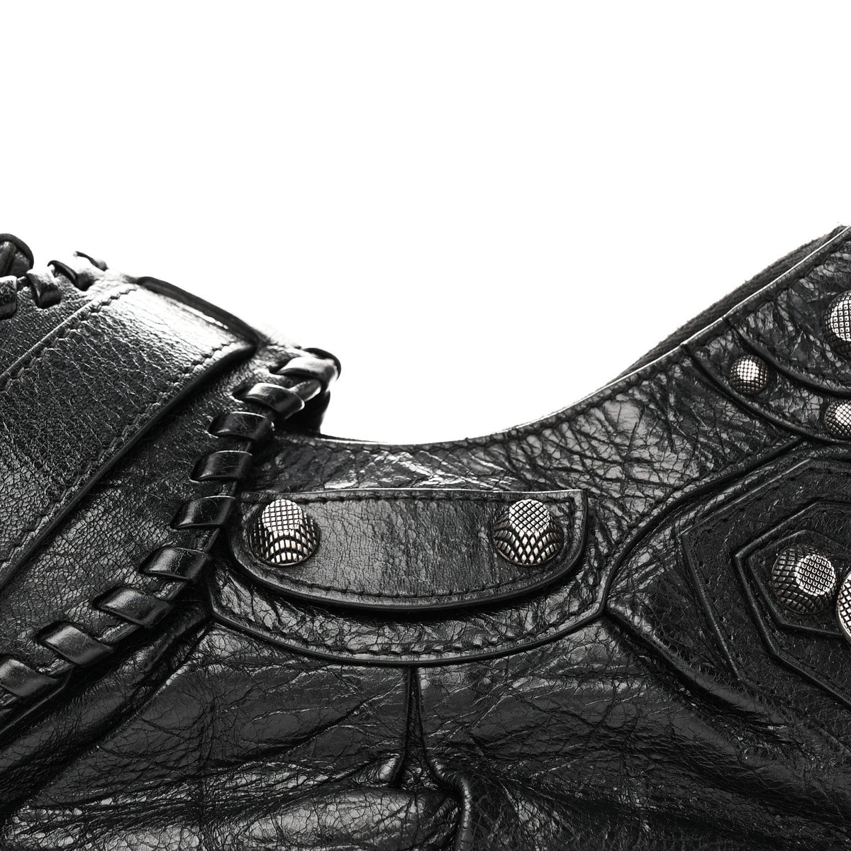Agneau Arena Le Cagole Shoulder Bag XS Black