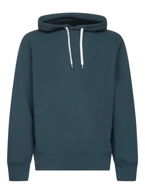 Autry drawstring-hood cotton sweatshirt