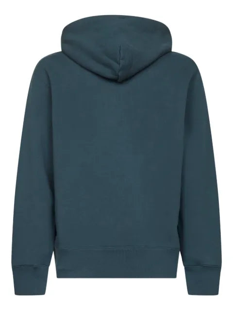 Autry drawstring-hood cotton sweatshirt