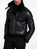 Manzoni 24 shearling zip jacket