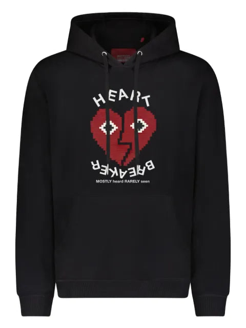 Mostly Heard Rarely Seen 8-Bit pixel-heart hoodie