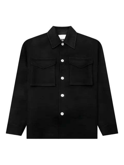 Jil Sander cashmere pocket shirt jacket