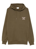 Drôle De Monsieur Le Slogan cotton hoodie