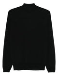 Filippo De Laurentiis mock-neck merino-wool T-shirt