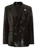 Dolce & Gabbana sequin-embellished double-breasted blazer
