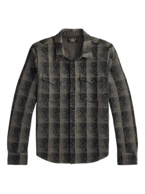 Ralph Lauren RRL checked wool overshirt