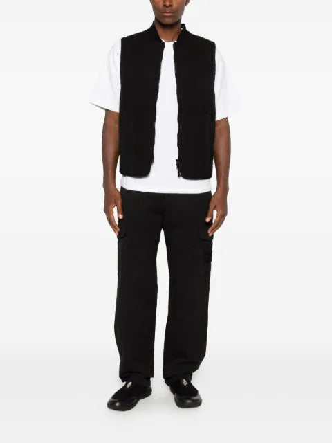 Stone Island G100004 cotton linen quilted-tc S.I. Ghost gilet