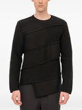 Black Comme Des Garçons crew-neck sweater