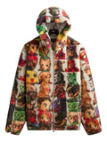 KITH x Marvel xCapcom Fighter faux-fur hoodie
