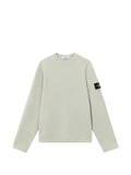 Stone Island 6100011 mesh stitch organic cotton fleece sweatshirt