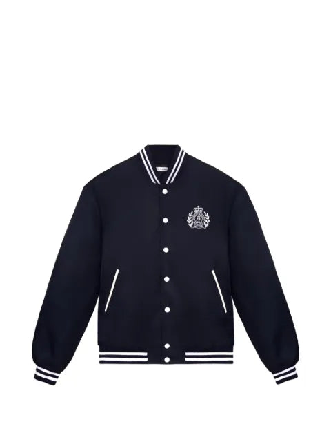 Sporty & Rich cres-detail bomber jacket