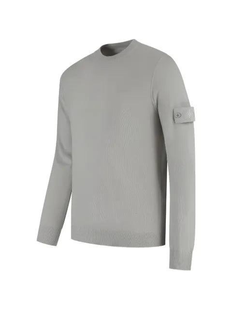 Stone Island 5100074 light pure RWS wool S.I. Ghost sweatshirt