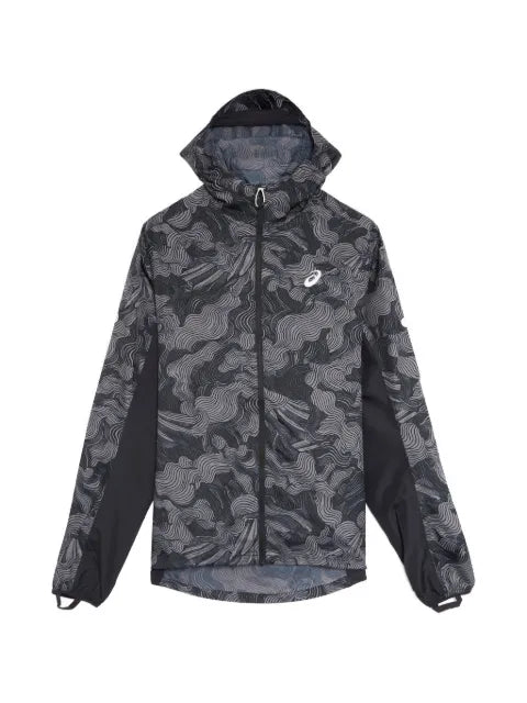 ASICS Fujitrail jacket with a graphic print