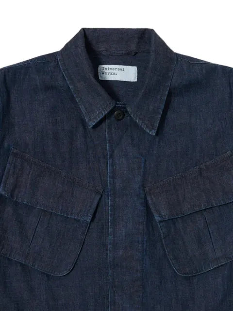 Universal Works flap-pocket overshirt