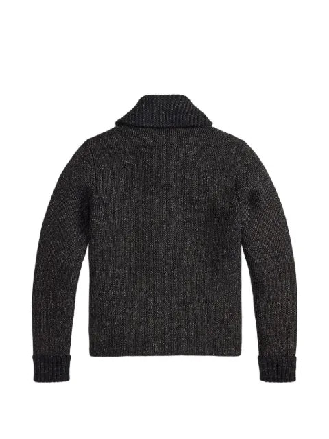 Ralph Lauren RRL shawl-lapel waffle-knit cardigan