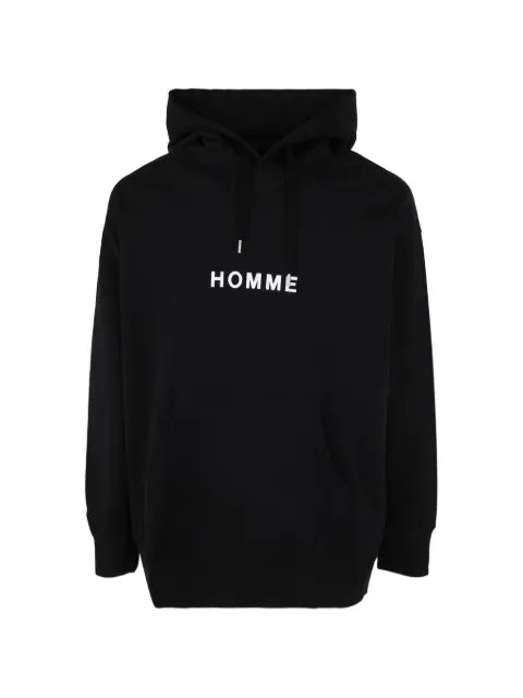 Comme des Garçons Homme Plus logo hoodie
