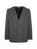 HAMZA 247 striped blazer